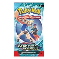 Pokémon – Booster Abenteuer Set | 10 offizielle Sammelkarten | Erweiterung Scharlach & Lila | zufällige Karten, darunter Pokémon-ex und spezielle Illustrationen