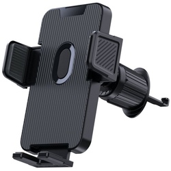 Haiaveng Handyhalterung Auto, Handyhalter Auto 360° Drehbar Handyhalterung Handy-Halterung, (Auto Lüftung Kfz-Handyhalterung,für iPhone Android) schwarz