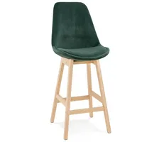 KADIMA DESIGN Hochstuhl und Küchenhocker aus Holz und Textilien