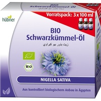 Hübner Bio Schwarzkümmel-Öl Vorratspack 3 x 100 ml