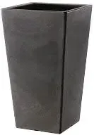 Vase KU574 H68cm D40x40cm anthrazit