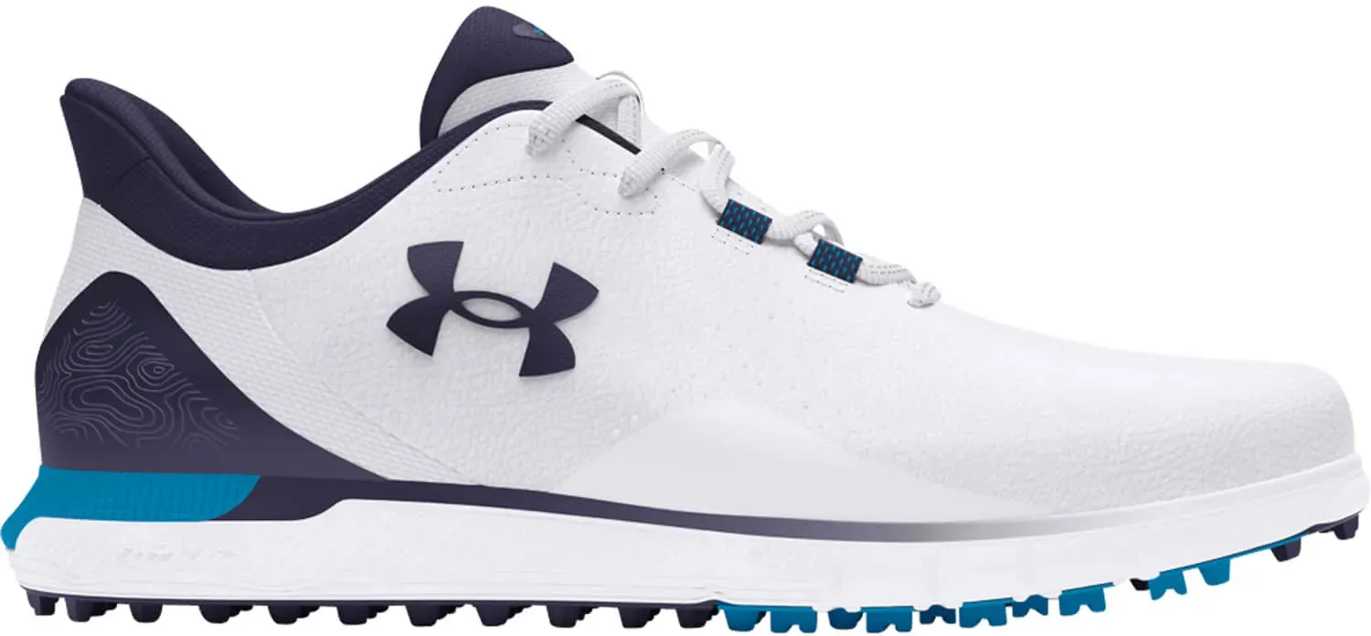 Under Armour Golfschuhe Herren Drive Fade Spikeless, weiß/blau/navy