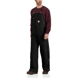 CARHARTT DUCK Insulated BIB Overall 104393 - schwarz