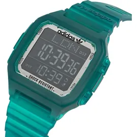 adidas Herren Digital One GMT AOST22048 Herrenuhr Street Digital One GMT AOST22048 - Schwarz/Grün/Grau