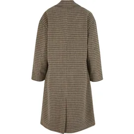 URBAN CLASSICS Oversized Plaid Mantel Union Beige / Black L