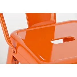TPFLiving Barhocker 44 x 100 x 52 cm Orange