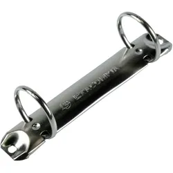 Exacompta 54388E 10x Ringbuch aus Karton 1,8mm PP kaschiert, 2 Ringe 25mm rund am hinteren Deckel befestigt, Rücken 40mm, 32x25,5cm A4 - Weiß