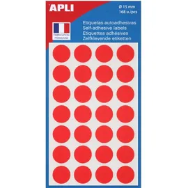 APLI agipa 111847 Markierungspunkte, Durchmesser: 15 mm, rund, schwarz