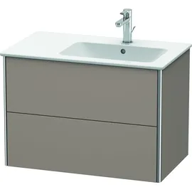 Duravit Waschtischunterschrank 2 Auszüge 81 x 47,8 x 56 cm Basalt Matt