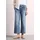 STREET ONE mid Waist Wide Leg Jeans mit Streifen Muster