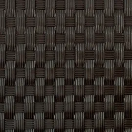 zaun|zu® Sichtschutz Rattan Einzelstreifen für Doppelstabmatten Dunkelbraun 2,55m