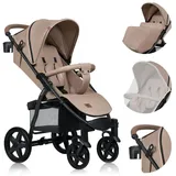 lionelo - Kinderwagen Annet Plus beige - Beige