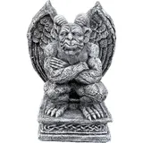 stoneandstyle Steinfigur, Grau, Stein, Märchen/ Fantasie, 17x31x17 cm, Dekoration, Skulpturen & Dekoobjekte, Skulpturen