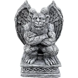 stoneandstyle Steinfigur, Grau, Stein, Märchen/ Fantasie, 17x31x17 cm, Dekoration, Skulpturen & Dekoobjekte, Skulpturen