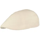 Breiter Schirmmütze einteilig in weiß | Gr.: 57