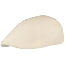 Breiter Schirmmütze einteilig in weiß | Gr.: 57