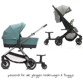 fillikid Buggy Board Basic mit Sitz Schwarz