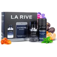 La Rive for Men Extreme Story Geschenkset EDT 75 ml + Deo Spray 150 ml Herren