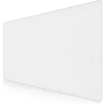 Titanwolf Gaming Mauspad, XXXL Speed Mousepad 1200 x 600 mm, Geschwindigkeit & Präzision, weiß