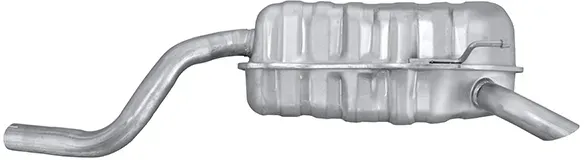 HELLA Endschalldämpfer 8ld366029441 hinten für LANCIA