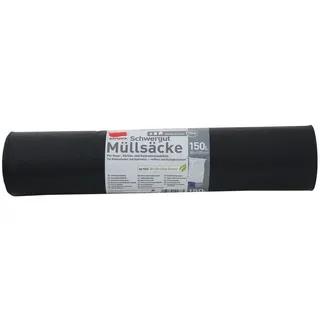 Quickpack Müllsäcke 150L 80x120cm 10er schwarz