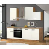 Flex-Well Küchenzeile Vintea 220 cm weiß