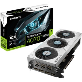 Gigabyte GeForce RTX 4070 Ti SUPER Eagle OC Ice 16G, 16GB GDDR6X, HDMI, 3x DP (GV-N407TSEAGLEOC ICE-16GD)