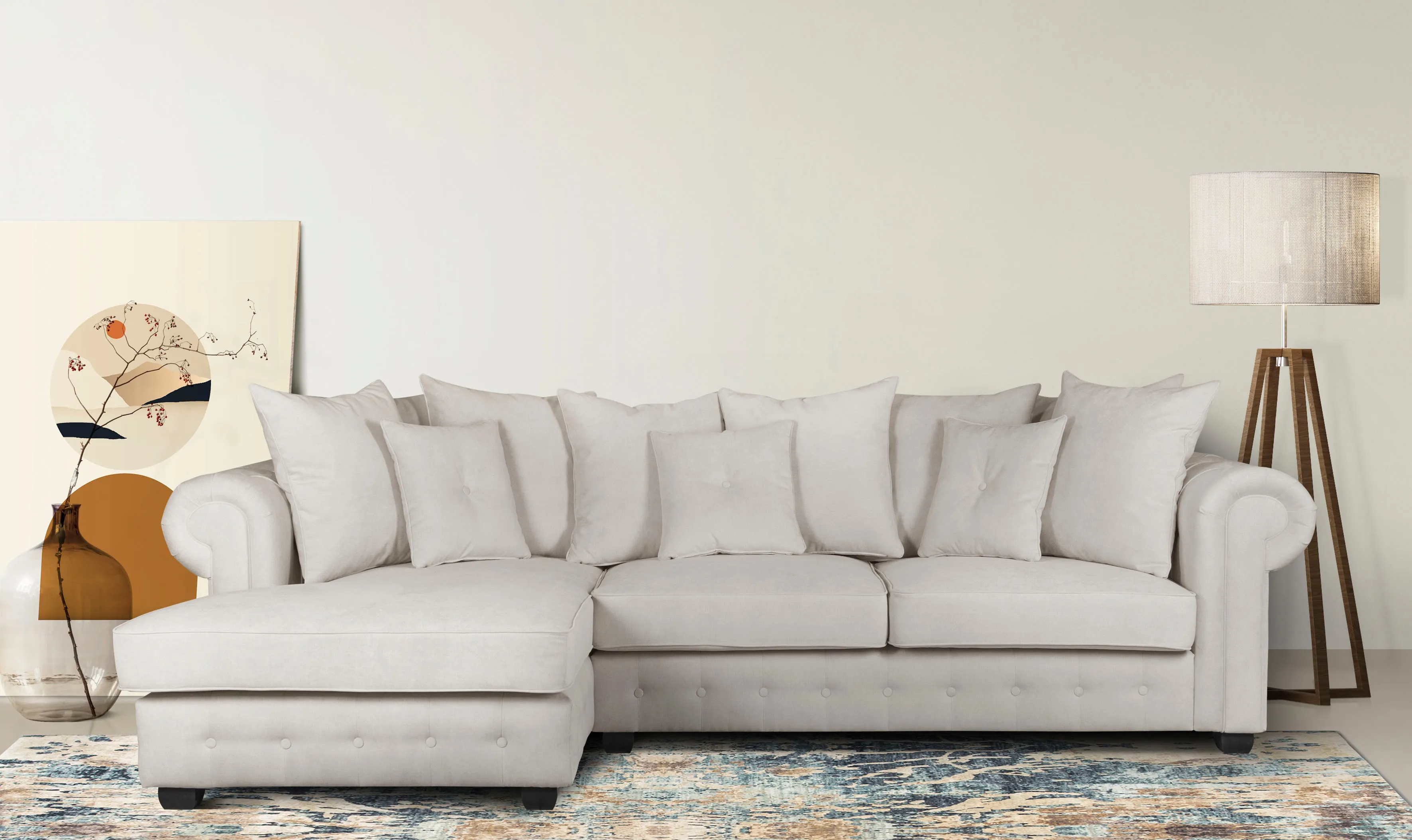 Home affaire Ecksofa »San Pedro«, L-Form Home affaire taupe