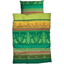 Bettwäsche »Esa«, Ornamente und Blüten Design, 27200157-0 grün 1 St.