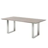 Niehoff Noah Gartentisch 180 x 95 x 76 cm HPL Beton-Design/Weiß