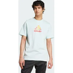 Spanien Fußball Fan Graphic T-Shirt wasserblau XS