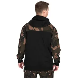 Fox International Lw Split Reißverschlusspullover - Black / Camo - 3XL