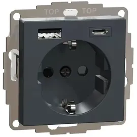 Merten USB-Steckdose 1 St. Anthrazit