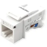 TRENDNET TRENDnet, TC-K50C6, Cat6 Keystone-Buchse, 50er-Pack 90°-Winkelstecker-Design, farbcodierte Beschriftung für T568B-Verkabelung