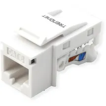 TRENDNET TRENDnet, TC-K50C6, Cat6 Keystone-Buchse, 50er-Pack 90°-Winkelstecker-Design, farbcodierte Beschriftung für T568B-Verkabelung