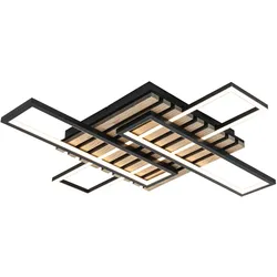 Novel LED-Deckenleuchte LONG BEACH - L/B/H ca. 73,00x65,00x7,00