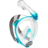 Cressi Baron Schnorchelmaske - Clear / Aquamarine - M-L