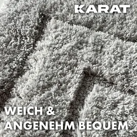 Karat Atlantis Silbergrau 70 x 120 cm