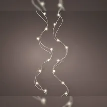 Lumineo LED Lichterkette mit Timer 20 LEDs