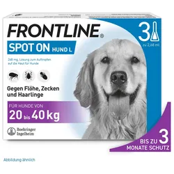Frontline Spot on H 40 Lösung f.Hunde 3 St