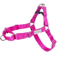 amiplay Hunde-Geschirr Verstellbares Hunde Brustgeschirr Easy Go SAMBA, farbenfrohe Designs rosa XL 65-95 c , d x 2,5cm