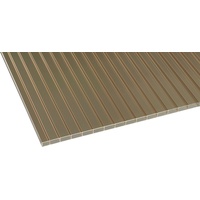 Gutta Terrassendach Premium 410 x 406 cm weiß/acryl bronce