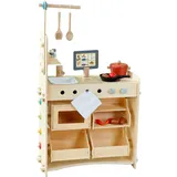 HABA Creative Play 3in1 - Spielküche, Kaufladen & Werkstatt (2011830001)