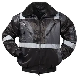NORWAY Pilotjacke KIRKENES - schwarz;grau - S