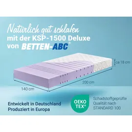 Betten-ABC KSP-1500 Deluxe 140 x 200 cm H3