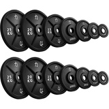 Strength Shop Hantelscheiben Set 50mm Loch-Ø (157.5 kg), Hantelscheiben Gusseisen mit Griffkante, Robuste Gewichtsscheiben mit sehr hoher Gewichtsgenauigkeit, ideal für Langhantel, SZ-Stange & Co.