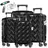 Kesser KESSER® Reisekoffer Set 4-teilig Kofferset ABS Hartschalenkoffer mit Zahlenschloss, Kofferwaage & Reisebrieftasche 360° Rollen Handgepäck & große Koffer für Business & Reise Trolley