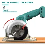 Bürstenlose Mini-Kreissäge, 5 Zoll batteriebetriebene kabellose Handkreissäge