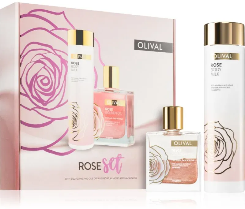 Olival Rose Geschenkset zum nähren und Feuchtigkeit spenden