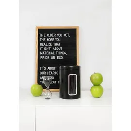 Wesco Classic Line Küchendose rund schwarz 12,5 x 12,5 x 18,9 cm 2 l